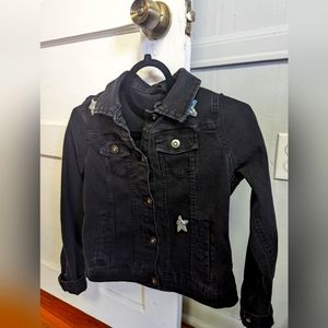 [2/$15] Girls Black Denim Jacket